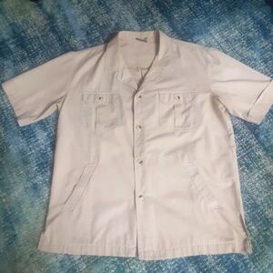 Haband Vintage 1980s Safari Style Shirt, SEVEN Pockets, VERY GENTLY Pre-Worn
